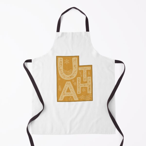 Item preview, Utah Map Typography Brown designed and sold by HelloGentry.