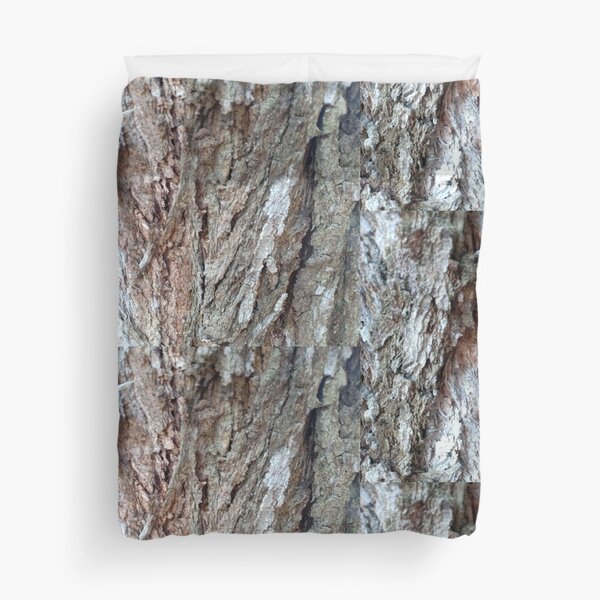 Tree Bark Duvet Cover