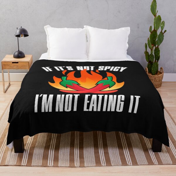 Item preview, if its not spicy i'm not eating designed and sold by Músico Ilustre.