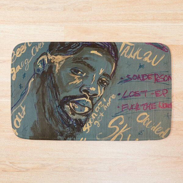 Item preview, BrentF,original,mixed media,painting,poster,sketch,wall art,canvas,singer,rnb,soul,music,hand,son Art Print designed and sold by spacesbydee.