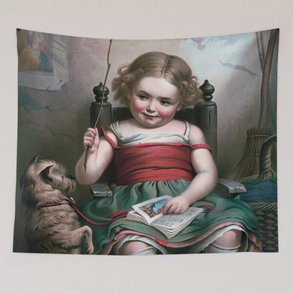 Item preview, Girl Teaching Dog designed and sold by billduncan.