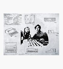APPLE COMPUTER FIRST PATENT - JOBS & WOZNIAK Photographic Print