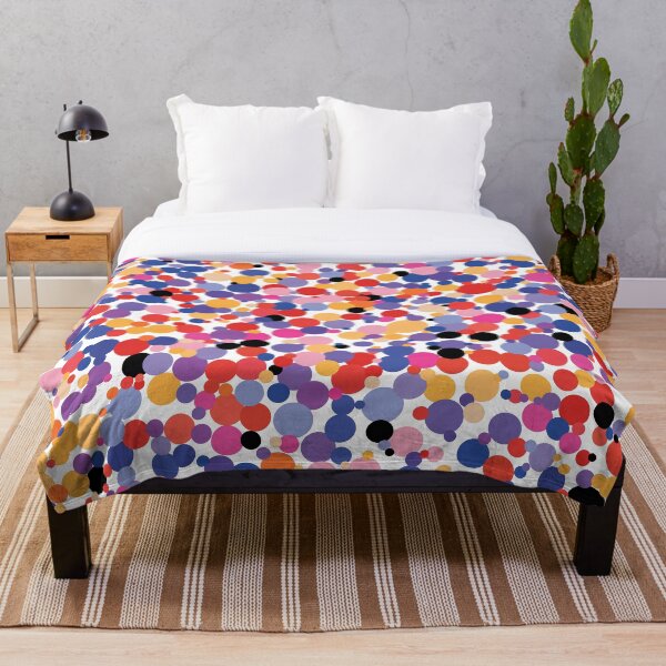 Item preview, Vibrant Fun Feminine Polka Dot Pattern designed and sold by GeekHeadDesigns.