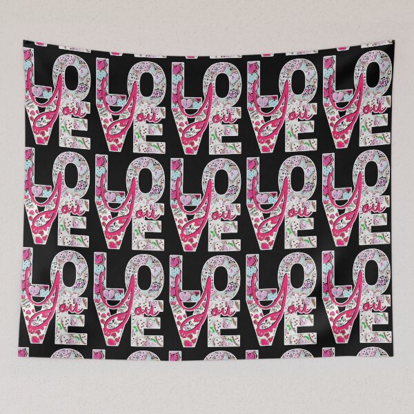 Item preview, Love you -  cookie inspired Valentine's design designed and sold by LittleAngy.