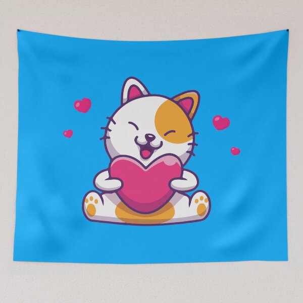 Item preview, Cute cat Valentine designed and sold by Cutefy.