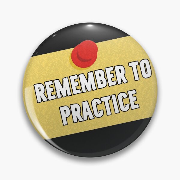 Item preview, Remember to Practice Post It designed and sold by DanLopesMerch.