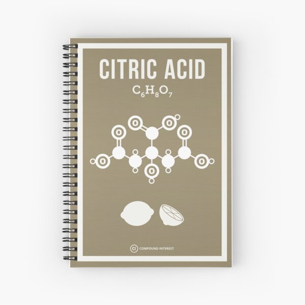Citric Acid Spiral Notebook