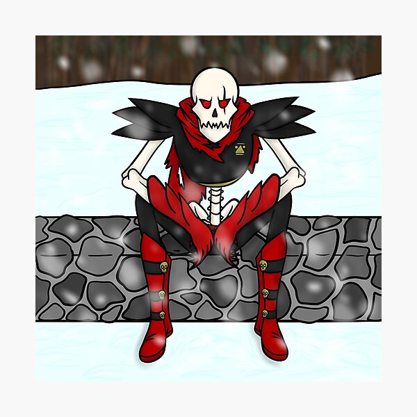 Underfell Papyrus Photographic Prints Redbubble