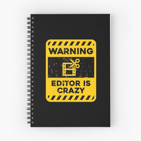 Item preview, WARNING Editor Is Crazy designed and sold by ArqDezines.