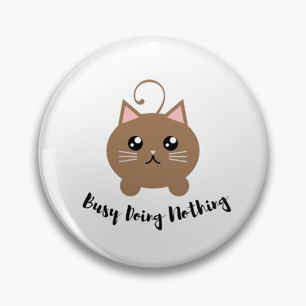 Item preview, *Busy Doing Nothing*- Brown Kitten  designed and sold by CSdoodles.