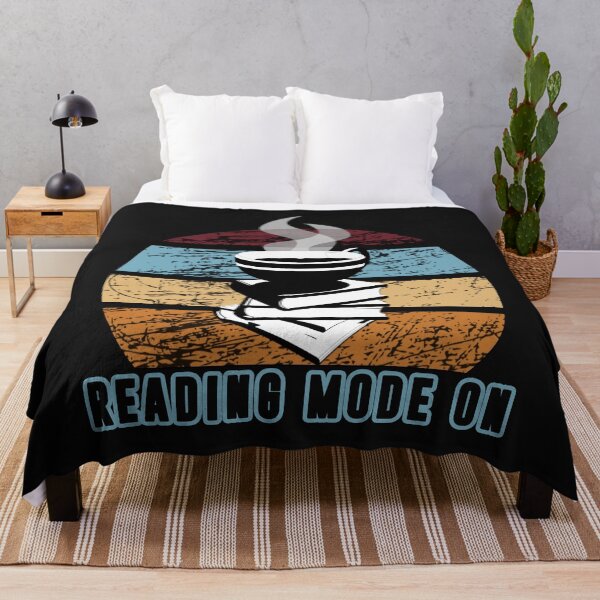 Item preview, Reading Mode On - Cool Sunset Retro Book and Coffee Gift Idea designed and sold by leo121687.