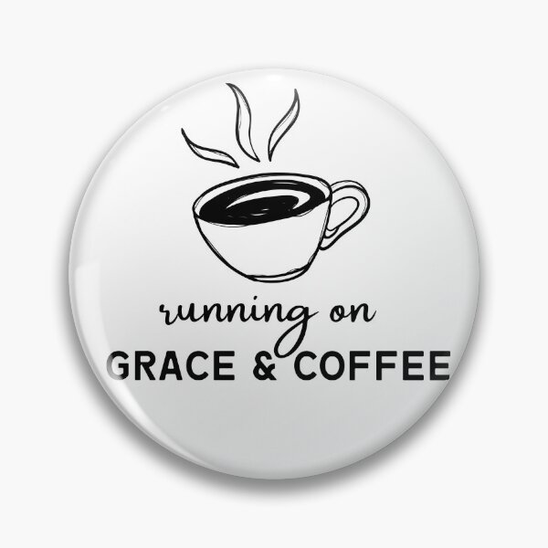 Item preview, running on grace and coffee designed and sold by Sticker-Shoppee.