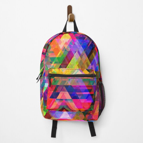 Item preview, Kaleidoscope of Psychedelic Triangles and Polygons Pattern designed and sold by GeekHeadDesigns.