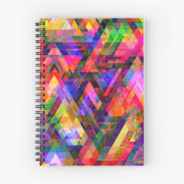 Item preview, Kaleidoscope of Psychedelic Triangles and Polygons Pattern designed and sold by GeekHeadDesigns.