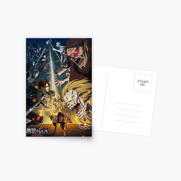 Attack on Titan Season 4 Postcard