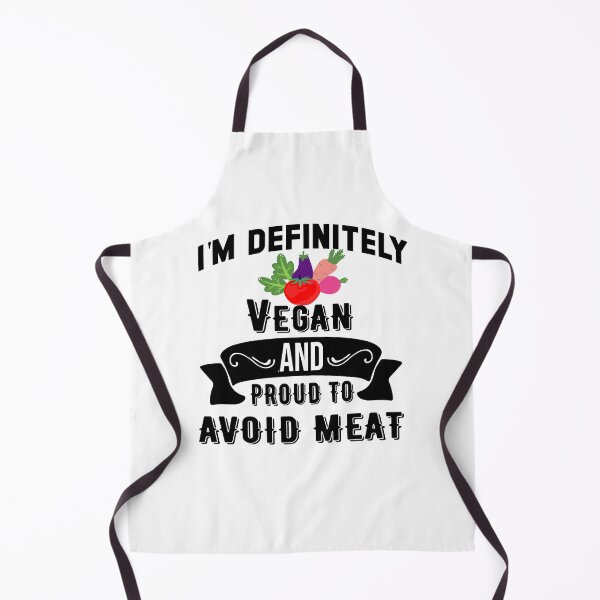 Item preview, Definitely vegan, proud to avoid meat - Vegan diet quote designed and sold by Soul ArtLove.