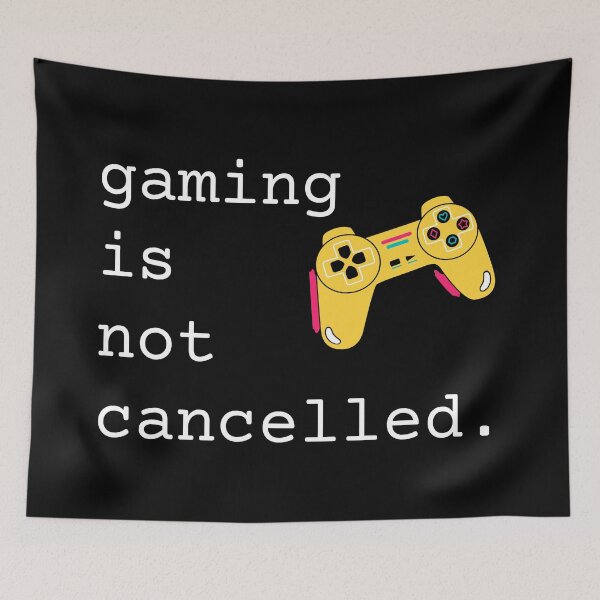 Item preview, Gaming Is Not Cancelled designed and sold by Nathalie Aynié.
