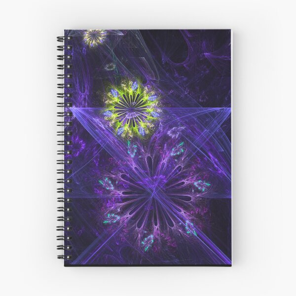 Item preview, Fractal Dreamy Purple and Yellow  Floral  designed and sold by IssyDesigns.