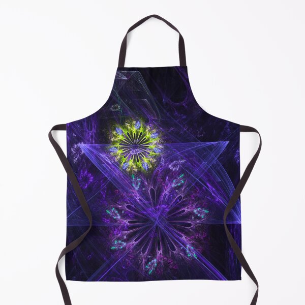 Item preview, Fractal Dreamy Purple and Yellow Floral designed and sold by IssyDesigns.