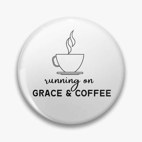 Item preview, running on grace and coffee designed and sold by Sticker-Shoppee.
