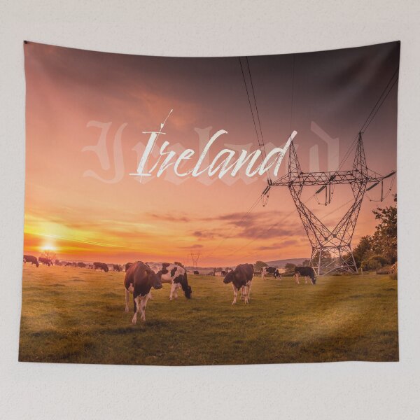 Item preview, IRELAND - Cowtastic! - Blakemount, County Clare - Irish Landscape designed and sold by AOKeeshkaPhotos.