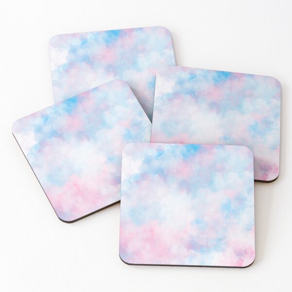 Item preview, Subtle Trans Pride Coloured Cloud Design designed and sold by Cyntav15.