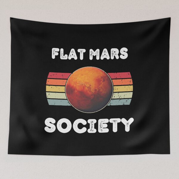 Item preview, Flat Mars Society Gift designed and sold by AnimaLovers.