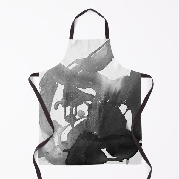 Item preview, Black & White Abstract Painting. designed and sold by PandaAvenue.