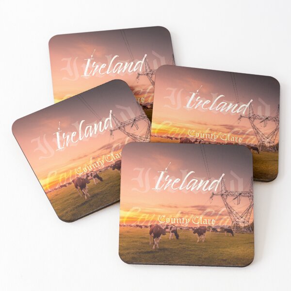 Item preview, IRELAND, County Clare - Cowtastic! - Blakemount - Irish Landscape designed and sold by AOKeeshkaPhotos.