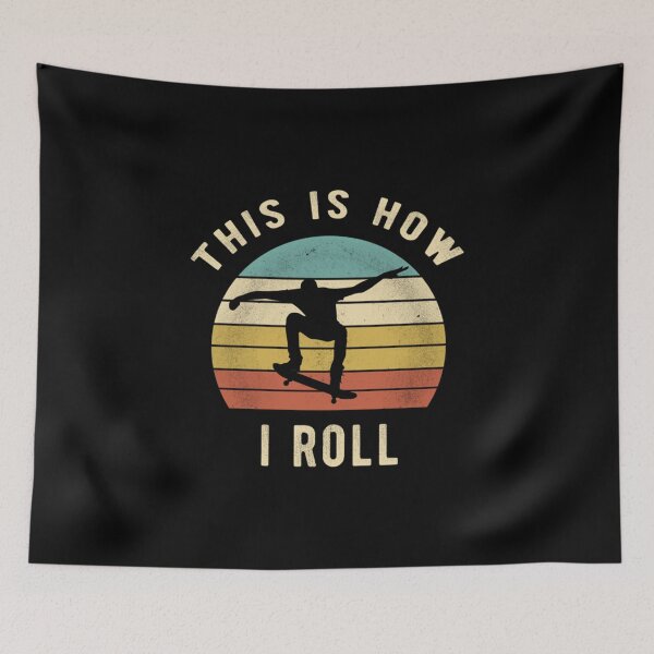 Item preview, Skateboarding - This Is How I Roll Funny Vintage Skater Gift designed and sold by hoaban1998.