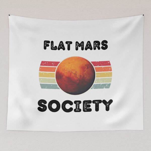 Item preview, Flat Mars Society Gift designed and sold by AnimaLovers.