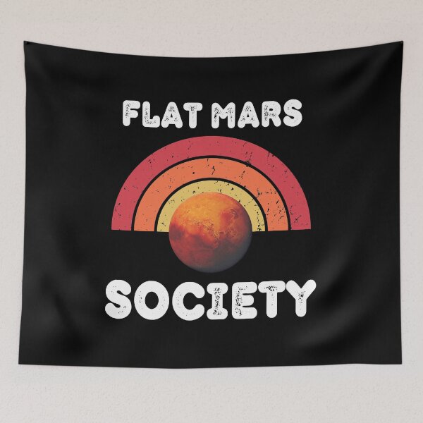 Item preview, Flat Mars Society Gift designed and sold by AnimaLovers.