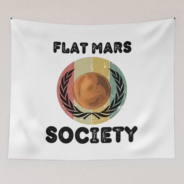 Item preview, Flat Mars Society Gift designed and sold by AnimaLovers.