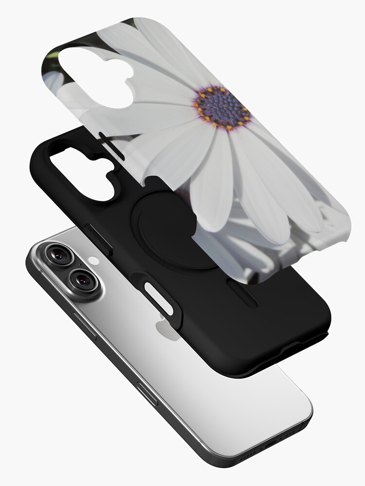 Thumbnail 2 of 4, iPhone Case, Bright White Daisies designed and sold by InmaVassar.