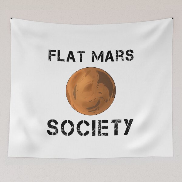 Item preview, Flat Mars Society Gift designed and sold by AnimaLovers.