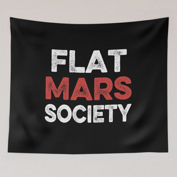 Item preview, Flat Mars Society Gift designed and sold by AnimaLovers.