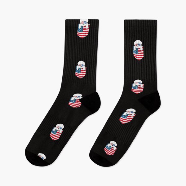 Item preview, Maltese Dog Peeking PocketAmerican Flag Father Gifts designed and sold by MarleneYost.