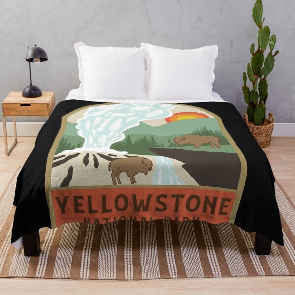 Yellowstone National Park Throw Blanket
