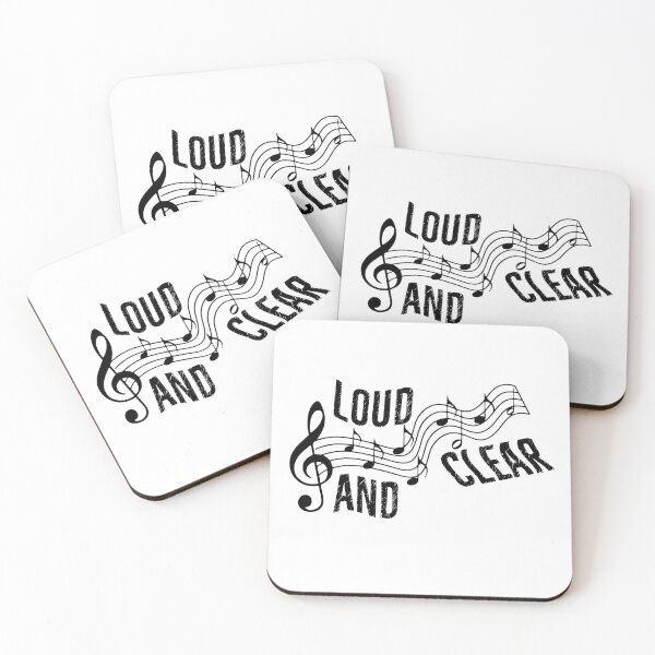 Item preview, Loud And Clear | Music Score designed and sold by DanLopesMerch.