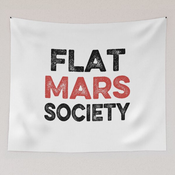 Item preview, Flat Mars Society Gift designed and sold by AnimaLovers.