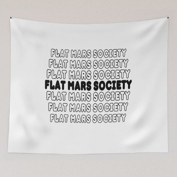 Item preview, Flat Mars Society Gift designed and sold by AnimaLovers.