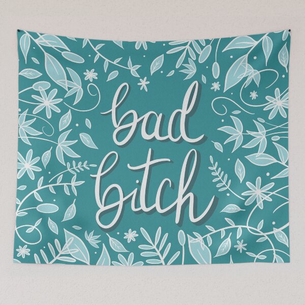 Item preview, Bad Bitch—Teal designed and sold by HeyHil.