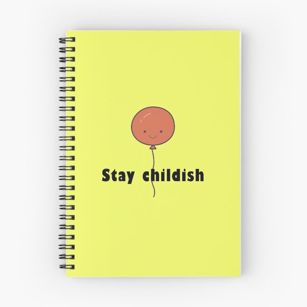 Item preview, Stay childish with red balloon designed and sold by The Uniqueness.