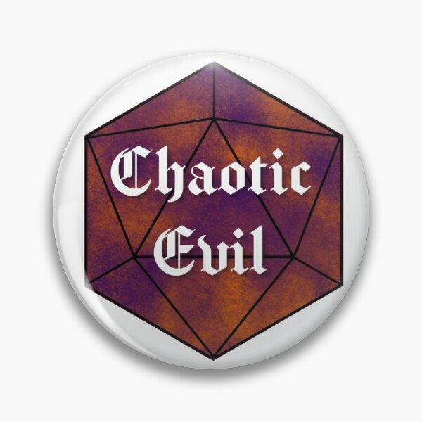 Item preview, Chaotic Evil Alignment d20 designed and sold by BriannaZumbro.