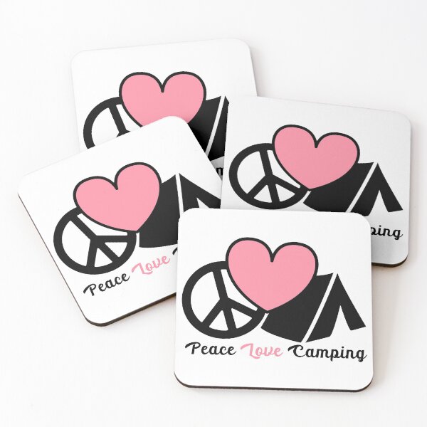 Item preview, Camping Lovers - Peace Love Camping designed and sold by Gymmer-Life.