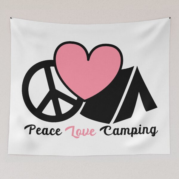 Item preview, Camping Lovers - Peace Love Camping designed and sold by Gymmer-Life.