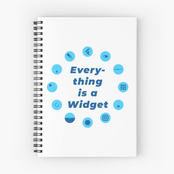 Item preview, Everything is a Widget - Flutter designed and sold by Mechashadow.