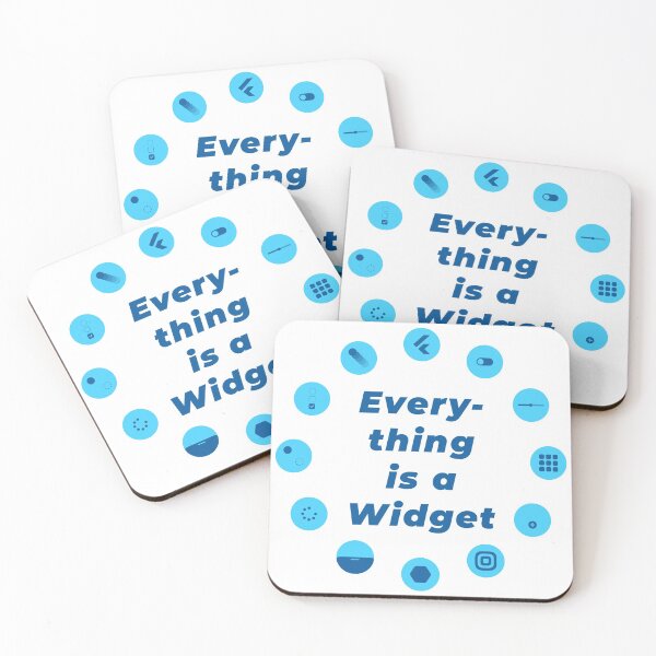 Item preview, Everything is a Widget - Flutter designed and sold by Mechashadow.