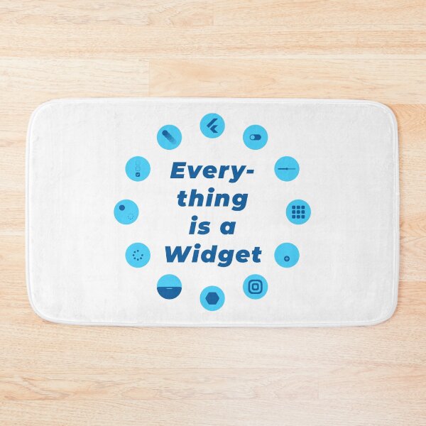 Item preview, Everything is a Widget - Flutter designed and sold by Mechashadow.
