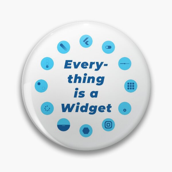 Item preview, Everything is a Widget - Flutter designed and sold by Mechashadow.